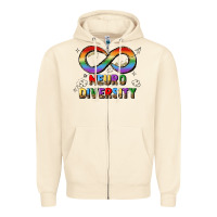 Sandshell neurodiversity Zipper Hoodie - JahusDesignShop