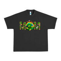 Pigment Black Western Mom With Shamrocks Urban Heavy Tee - BundleAndBundleShop