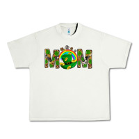 Pistachio Western Mom With Shamrocks Urban Heavy Tee - BundleAndBundleShop