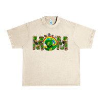 Sandshell Western Mom With Shamrocks Urban Heavy Tee - BundleAndBundleShop