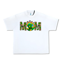 White Western Mom With Shamrocks Urban Heavy Tee - BundleAndBundleShop