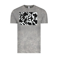 Cloud Rock distressed black glitter cowhide pattern Vintage Tee - RanaPortraitStore