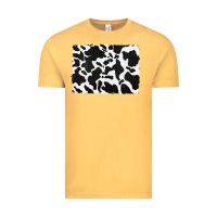 Vintage Mustard distressed black glitter cowhide pattern Vintage Tee - RanaPortraitStore