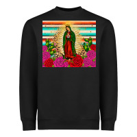 Black our lady of guadalupe cactus leopard Heavyweight Sweatshirt - JahusDesignShop
