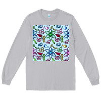 Moon Dust Science Teacher Seamless Pattern Long Sleeve Tee - BundleAndBundleShop