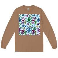 Toasted Coconut Science Teacher Seamless Pattern Long Sleeve Tee - BundleAndBundleShop