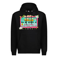 Black hello you are allowed to love books more than peop Premium Hoodie - Artiststas