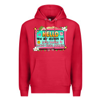 Cardinal hello you are allowed to love books more than peop Premium Hoodie - Artiststas