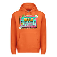 Carrot hello you are allowed to love books more than peop Premium Hoodie - Artiststas