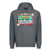 Rock hello you are allowed to love books more than peop Premium Hoodie - Artiststas