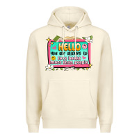 Sandshell hello you are allowed to love books more than peop Premium Hoodie - Artiststas