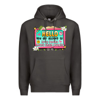 Smoke hello you are allowed to love books more than peop Premium Hoodie - Artiststas
