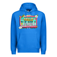 True Royal hello you are allowed to love books more than peop Premium Hoodie - Artiststas