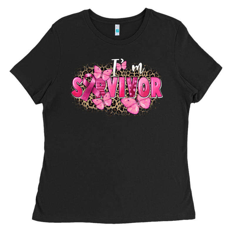 I' M Survivor Breast Cancer Ladies Tee by FaDigitalArtStudio | Teevron
