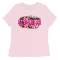 Bubblegum Pink I' m survivor Breast Cancer Ladies Tee - FaDigitalArtStudio