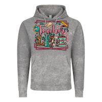 Cloud Rock Teacher life leopard frame Vintage Hoodie - LillyAllenDesigns