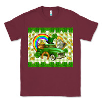 Burgundy St. Patrick's truck Classic Tee - CowGirlArtShop