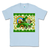 Dusty Blue St. Patrick's truck Classic Tee - CowGirlArtShop