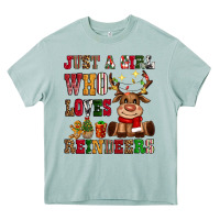 Arona just a girl who loves reindeers Heavy Core Tee - CowGirlArtShop