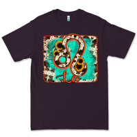 Plum leo turquoise cowhide Premium Tee - RanaPortraitStore