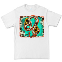 White leo turquoise cowhide Premium Tee - RanaPortraitStore