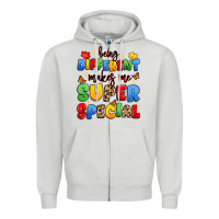Dove Grey being different makes me super special Zipper Hoodie - JahusDesignShop