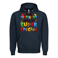 Navy being different makes me super special Zipper Hoodie - JahusDesignShop