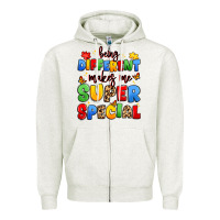 Oatmeal Heather being different makes me super special Zipper Hoodie - JahusDesignShop