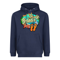 Navy dont be a shady beach 2 Heavyweight Hoodie - JahusDesignShop