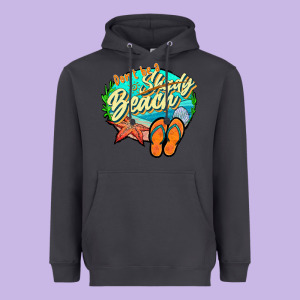 Dont Be A Shady Beach 2 Heavyweight Hoodie Designed By Jahusdesignshop