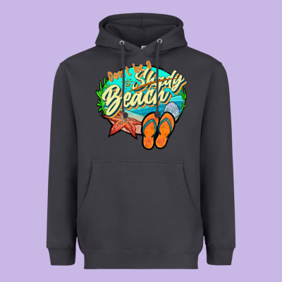 Dont Be A Shady Beach 2 Heavyweight Hoodie Designed By Jahusdesignshop