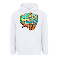 White dont be a shady beach 2 Heavyweight Hoodie - JahusDesignShop
