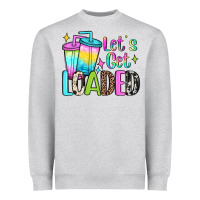 Heather Grey let's get loaded Heavyweight Sweatshirt - JahusDesignShop