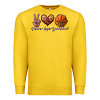 Lemon peace love basketball Premium Sweatshirt - JahusDesignShop