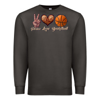 Smoke peace love basketball Premium Sweatshirt - JahusDesignShop