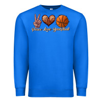 True Royal peace love basketball Premium Sweatshirt - JahusDesignShop