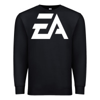Black #electronicArts EA  white Premium Sweatshirt - DesigneFamous