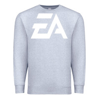 Heather Grey #electronicArts EA  white Premium Sweatshirt - DesigneFamous