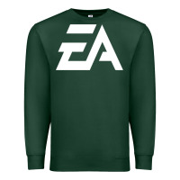 Sports Green #electronicArts EA  white Premium Sweatshirt - DesigneFamous