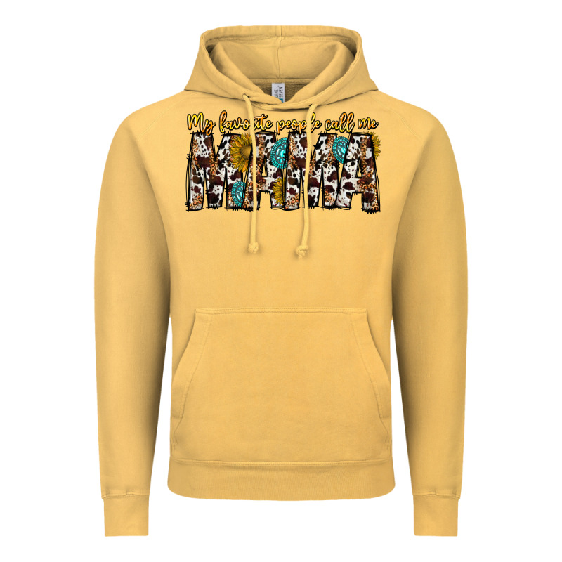 My Favorite Peoplle Call Me Mama Vintage Hoodie by CowhideDigitalArt | Teevron