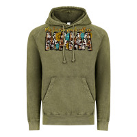 Vintage Olive my favorite peoplle call me mama Vintage Hoodie - CowhideDigitalArt