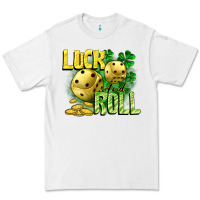 White Luck and roll Premium Tee - CowGirlArtShop