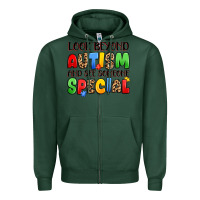 Sports Green look beyond autism and see someone special Zipper Hoodie - JahusDesignShop