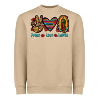 Mushroom peace love lupita Heavyweight Sweatshirt - JahusDesignShop