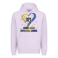 Lilac world down syndrome symbol Premium Hoodie - Artiststas