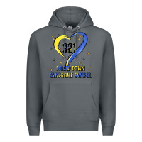 Rock world down syndrome symbol Premium Hoodie - Artiststas