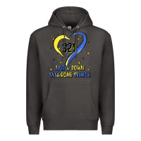 Smoke world down syndrome symbol Premium Hoodie - Artiststas