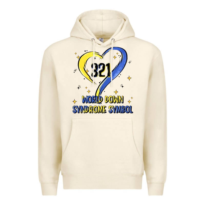 World Down Syndrome Symbol Premium Hoodie by Artiststas | Teevron