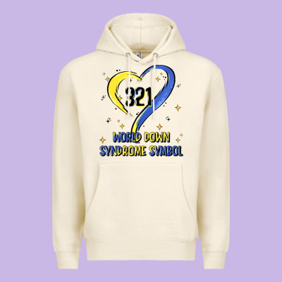 World Down Syndrome Symbol Premium Hoodie Designed By Artiststas