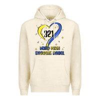 Tofu world down syndrome symbol Premium Hoodie - Artiststas